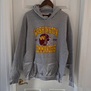 NFL Gray Washington Commanders Hoodie
